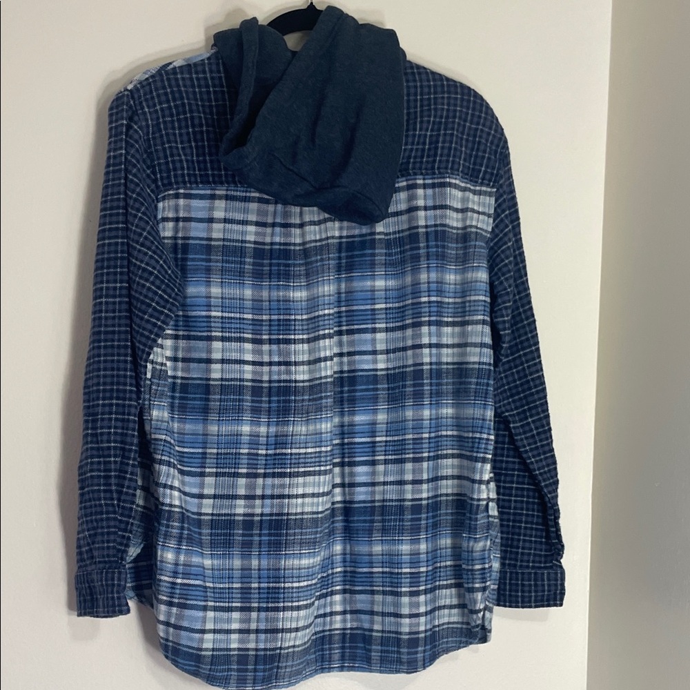 American Eagle Outfitters Blue Floral Hoodie - Picture 3 of 8